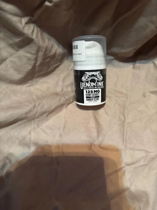 NWT Venom Ink Amber Scent Hemp Extract Lock & Protect Ink Cream - Hard to Find - Picture 2 of 5